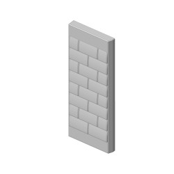 Šamotová deska boční, levá ETNA   